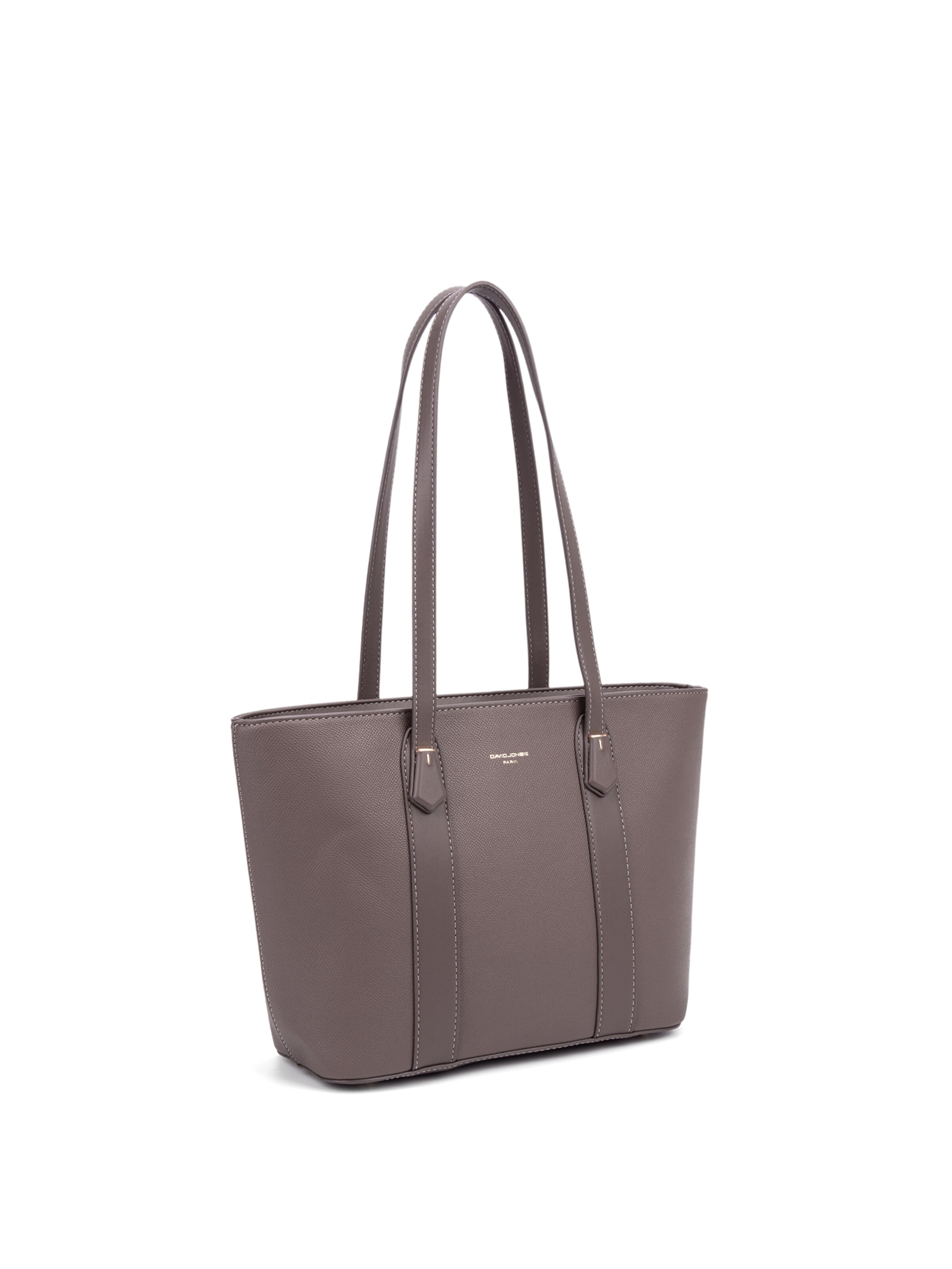 Borsa a spalla 'Borsa a Spalla Donna Vegan Leather 36x23 cm - Chiusura Zip' di David Jones in marrone
