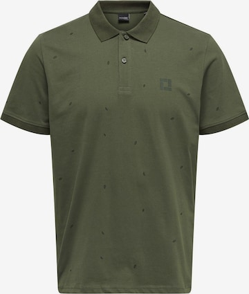 Only & Sons Shirt 'DAVE' in Groen: voorkant