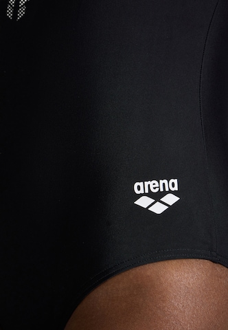 ARENABustier Sportski kupaći kostim 'Kikko' - crna boja