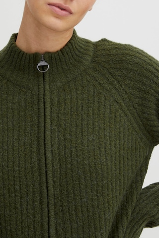 Oxmo Knit Cardigan 'Sal' in Green