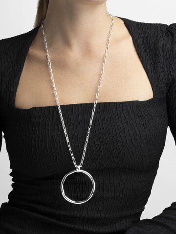 Luxenter Necklace 'Laksy' in Grey