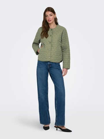 ONLY Between-season jacket 'Heart' in Green