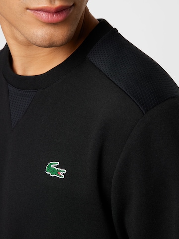 Lacoste Sport Αθλητική μπλούζα φούτερ σε μαύρο