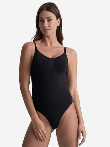 Body modelant 'Soft Touch Seamless Bodysuit Ultra Low Back' Bye Bra en noir : devant