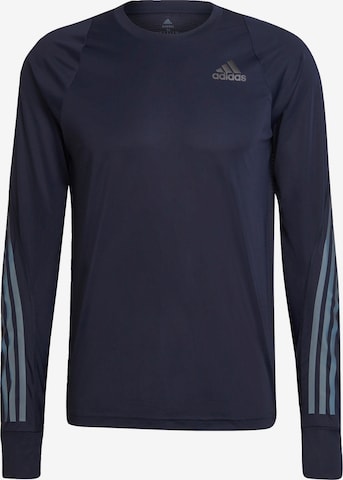 ADIDAS PERFORMANCE Performance Shirt 'Icon Full Reflective' in Blue: front