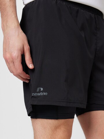 Regular Pantalon de sport 'Detroit' Newline en noir