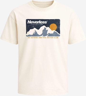Neverless Shirt 'Neverless Expedition' in Beige: front