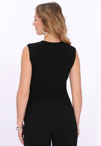 Haut 'Festive' faina en noir