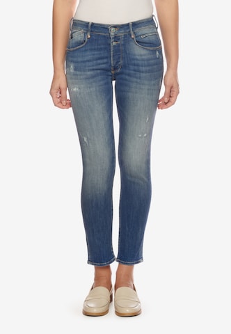 Le Temps Des Cerises Slim fit Jeans in Blue: front