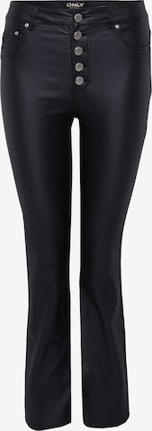 Only Petite Levenevä Housut 'ONLBLUSH-GOSH' värissä musta: etupuoli