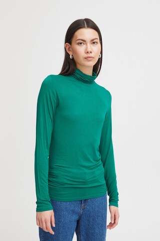 ICHI - Camisa 'Philuca' em verde: frente