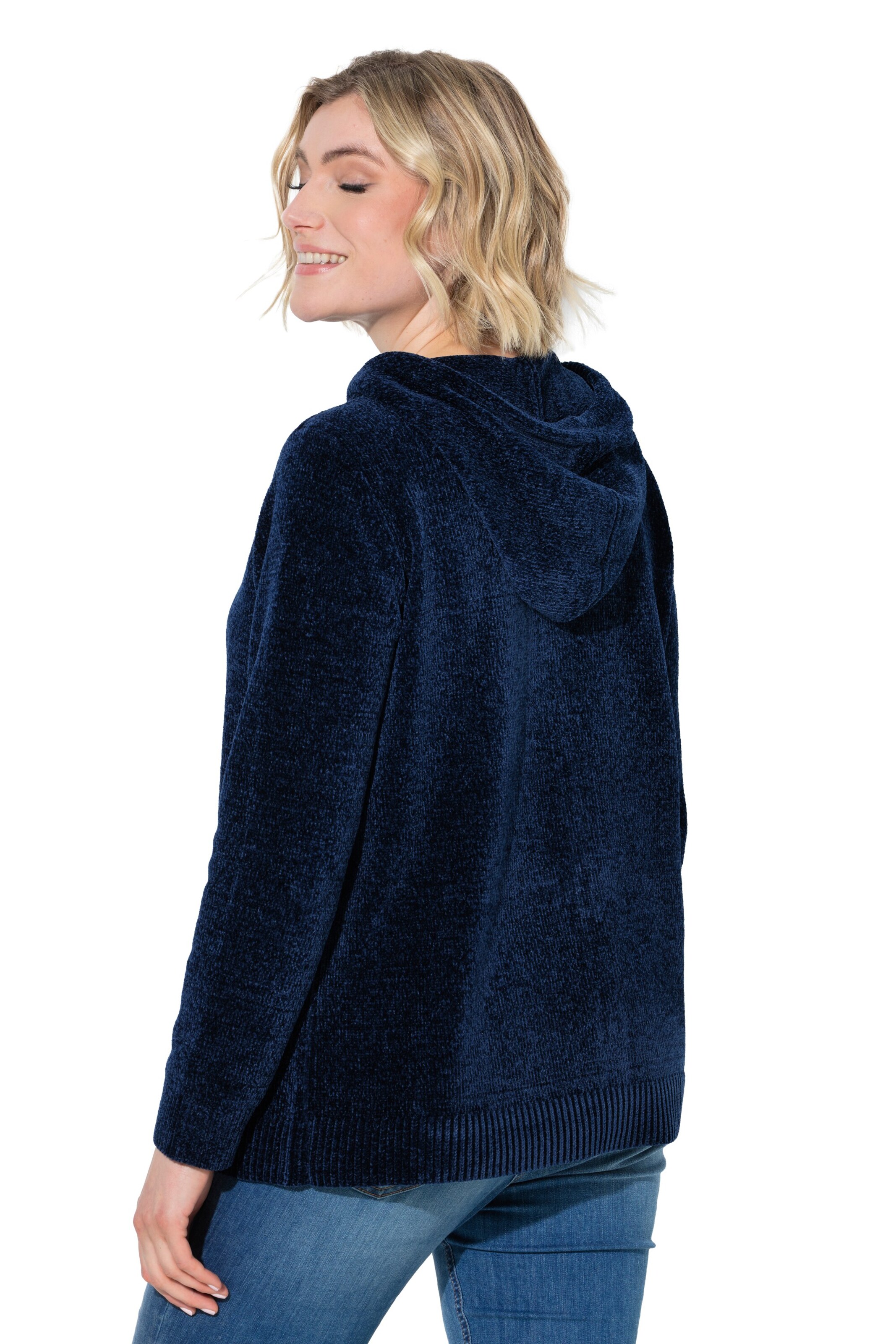 Ulla Popken Knit cardigan in Blue
