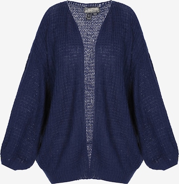 DreiMaster Vintage - Casaco de malha oversized 'Vintage' em azul: frente