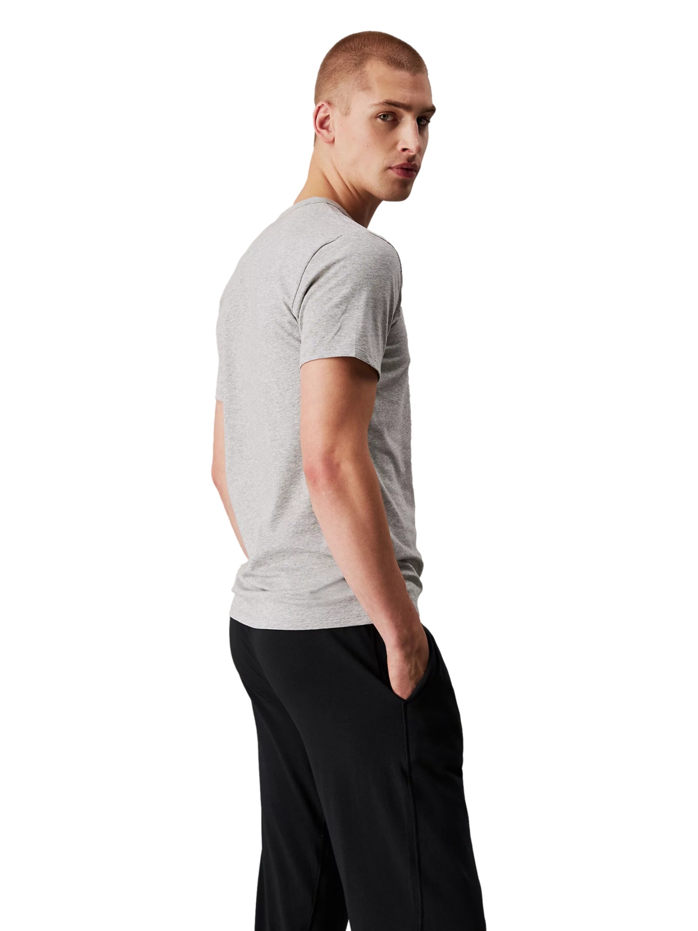 T-Shirt Calvin Klein en mélange de couleurs