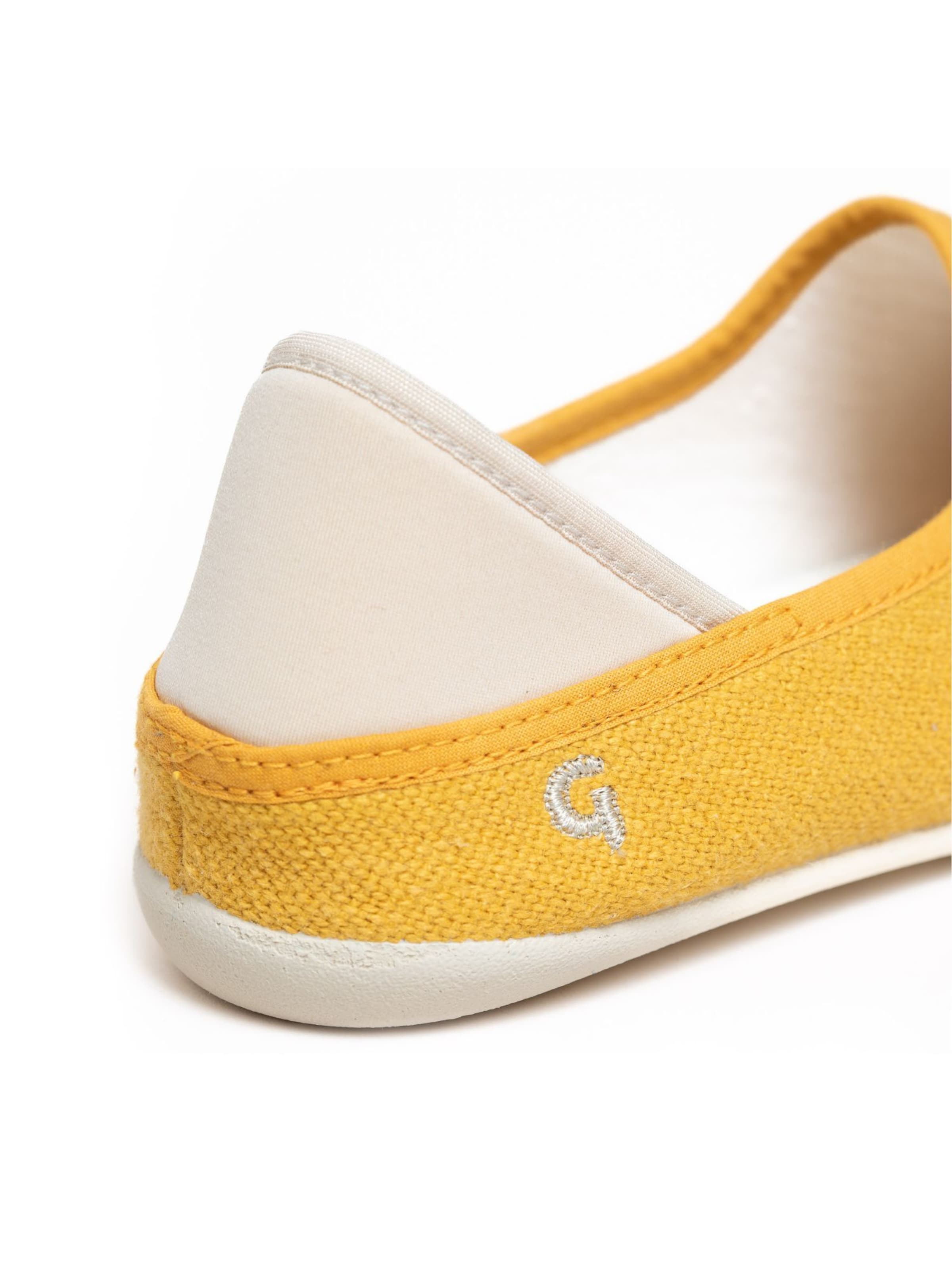 Gottstein Espadrilles 'Espadrille Linen Slip-On' in Yellow