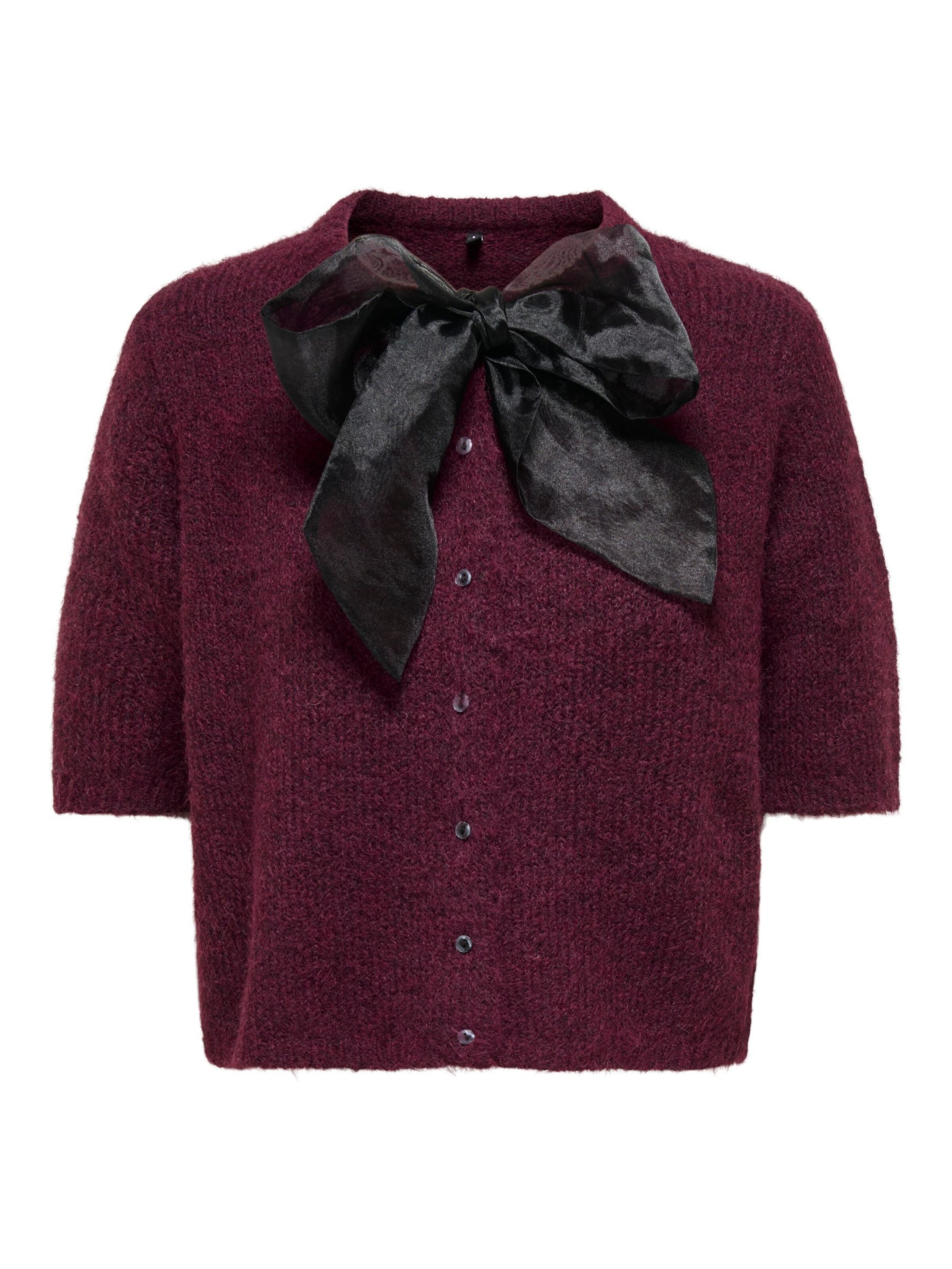 ONLY Strickjacke in Rot: Vorderseite