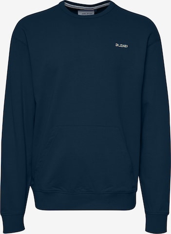 Sweat-shirt BLEND en bleu : devant