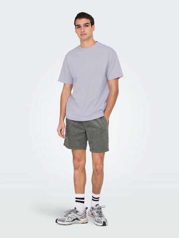 T-Shirt 'ONSFRED' Only & Sons en violet