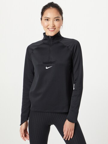 NIKE Funktionsbluse 'Element' i sort: forside