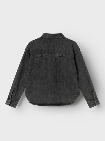 NAME IT Regular Fit Skjorte i sort