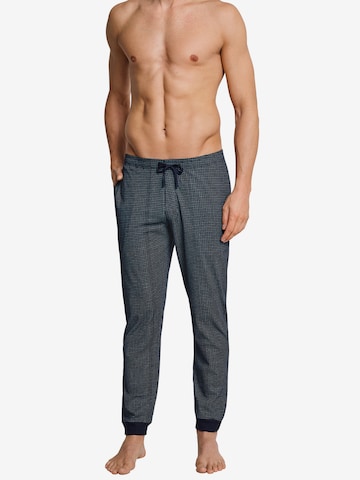 Regular Pantalon de pyjama SCHIESSER en bleu