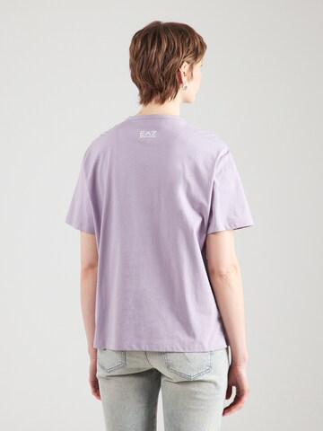 EA7 Emporio Armani Koszulka 'TRAIN VISIBILITY' w kolorze fioletowy