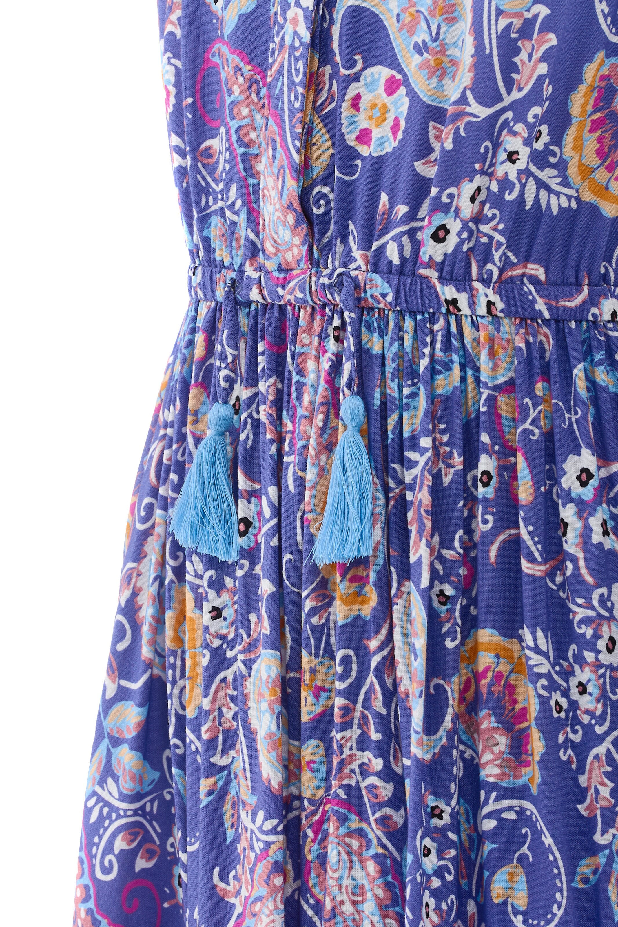 happy girls Dress in Blue