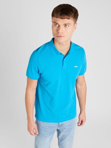 s.Oliver Poloshirt in Blau: Vorderseite