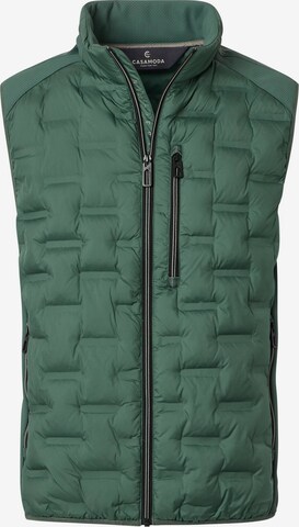 CASAMODA Weste 'Basic' in Grün: Vorderseite
