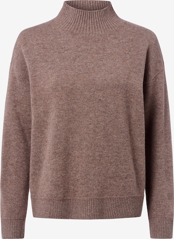 Pull-over Marie Lund en marron : devant