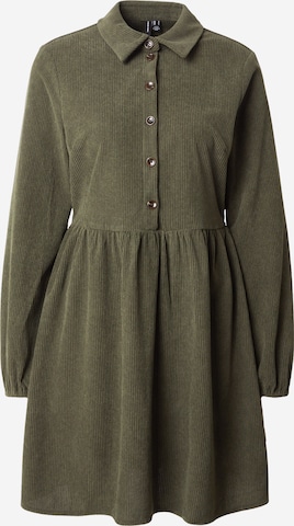 VERO MODA - Vestido camisero 'VMMIRJAM' en verde: frente