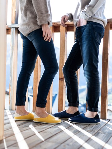 Gottstein Espadrilles 'Espadrille Linen Slip-On' in Blue