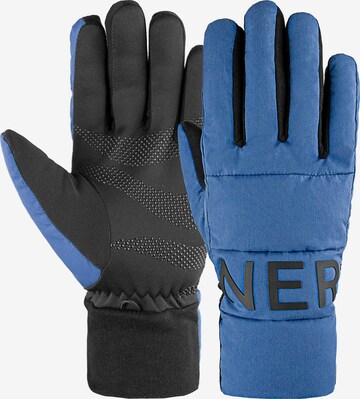 BOGNER Vingerhandschoenen 'Walker' in Blauw: voorkant