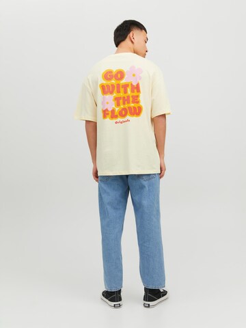 JACK & JONES T-Shirt 'REVOLVE' in Gelb