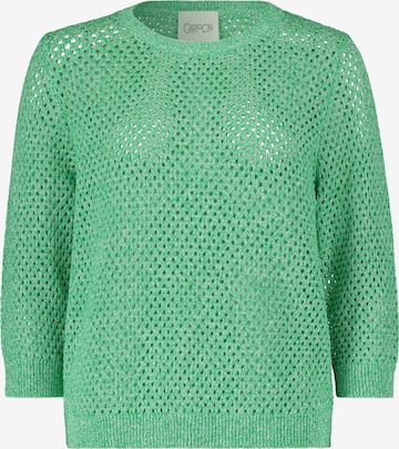 Pull-over Cartoon en vert : devant