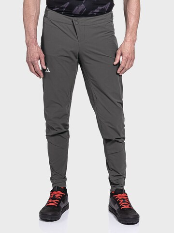 Schöffel Regular Outdoor trousers in Grey: front