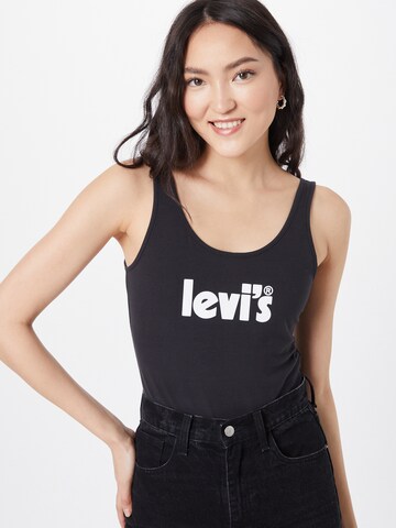 LEVI'S ® Shirt body 'Graphic Bodysuit' in Zwart: voorkant