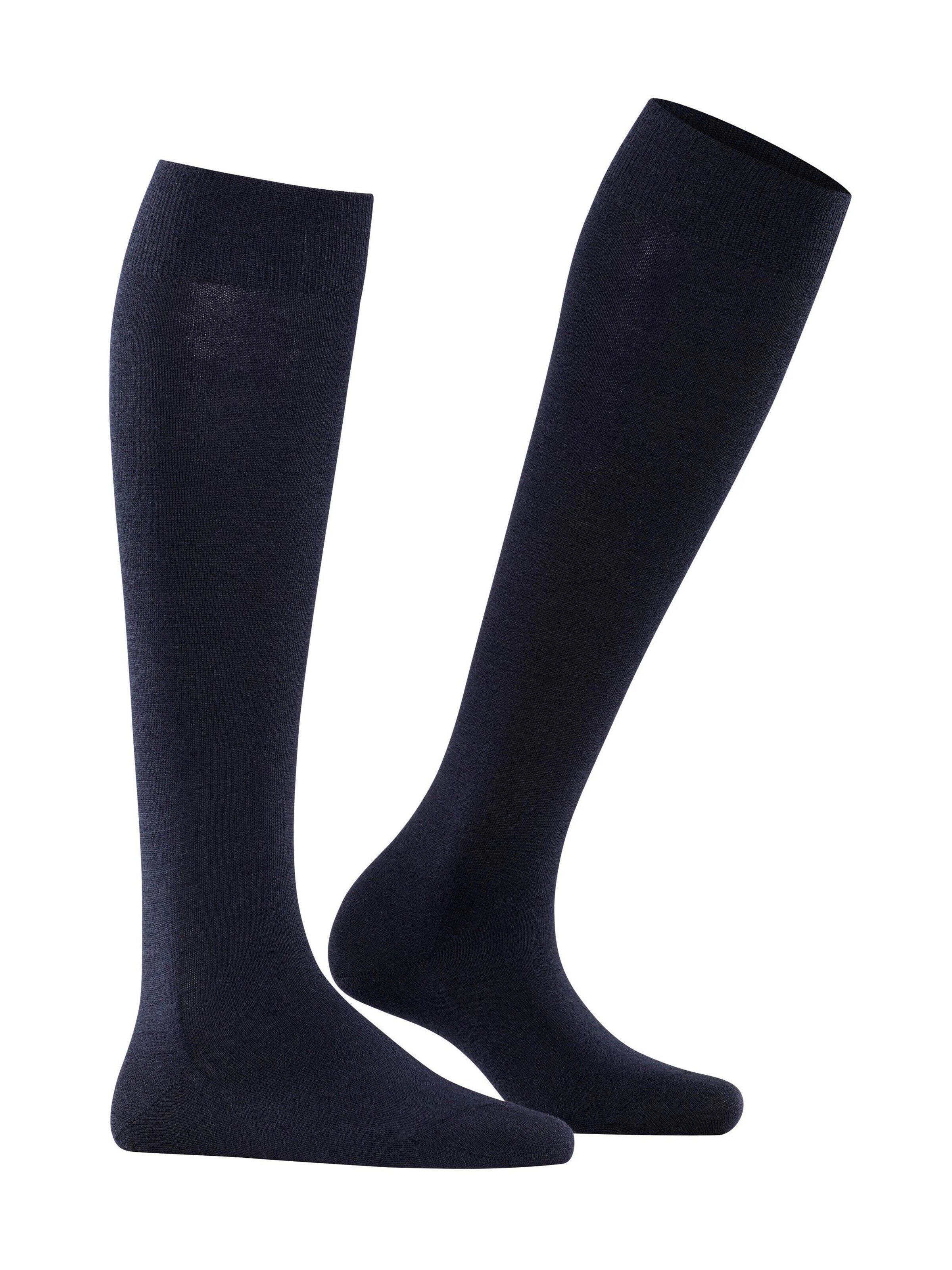 FALKE Kniestrümpfe 'Softmerino'‌ in Blau