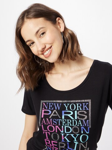 Tricou 'CITY' de la Key Largo pe negru