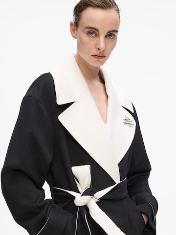 Karl Lagerfeld - Abrigo de entretiempo en blanco