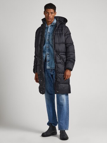 Pepe Jeans Wintermantel 'BLAI' in Schwarz