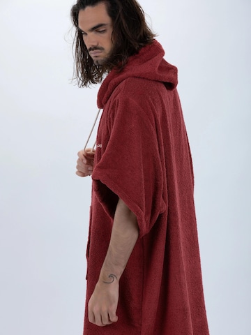 Pacifique Sud Sport-Bademantel 'Surf' in Rot