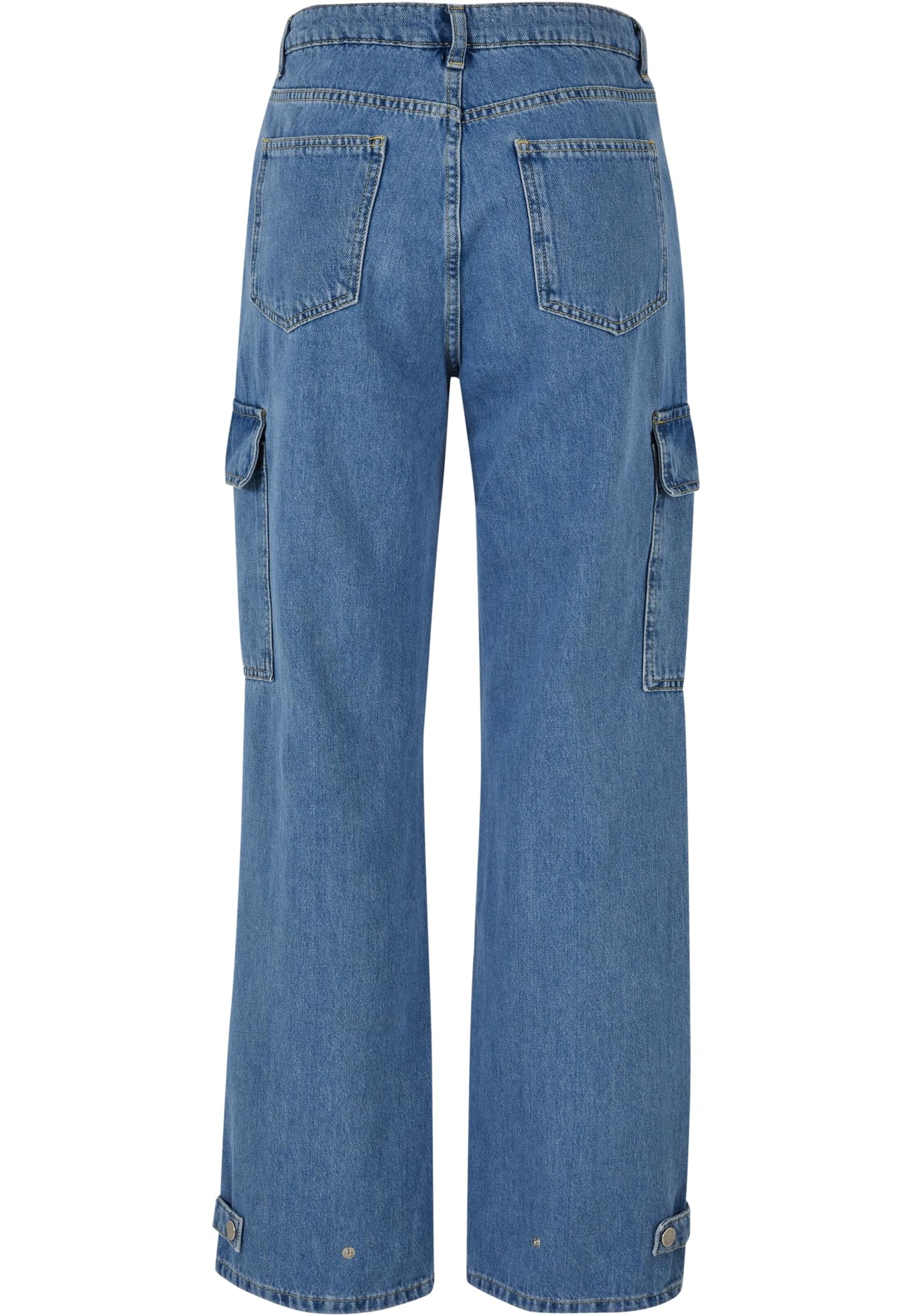 DEF Свободный крой Джинсы-карго в Синий