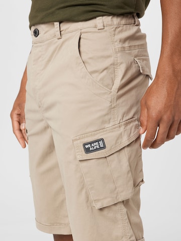 Alife and Kickin Regular Cargo trousers 'Philippe' in Beige