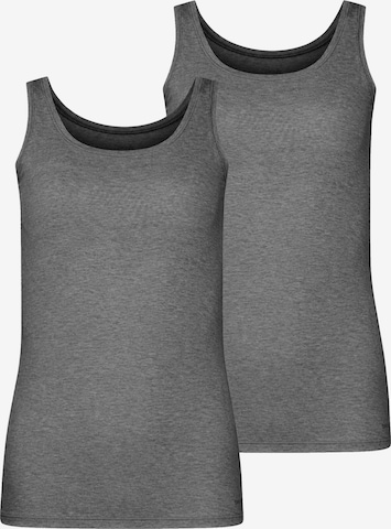 Skiny Top '2er P Tanktop' in Grey: front