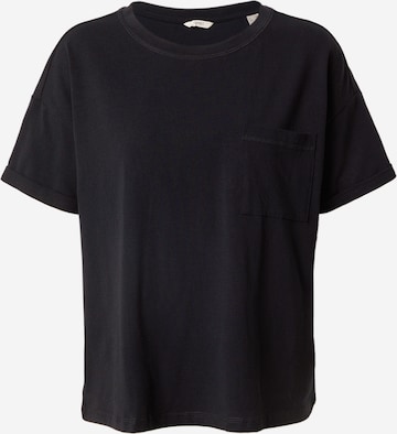 ESPRIT Pajama Shirt in Black: front