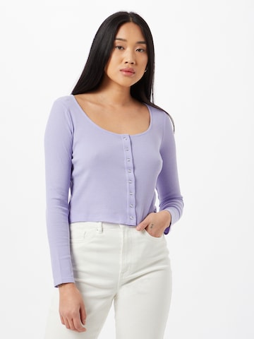 NU-IN Shirt in Lila: voorkant