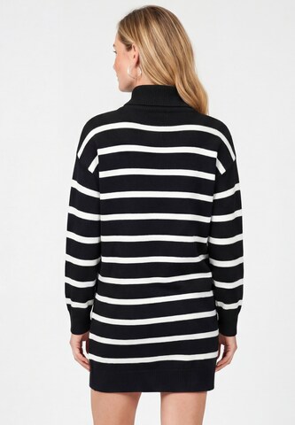 usha BLUE LABEL Gebreide jurk in Zwart