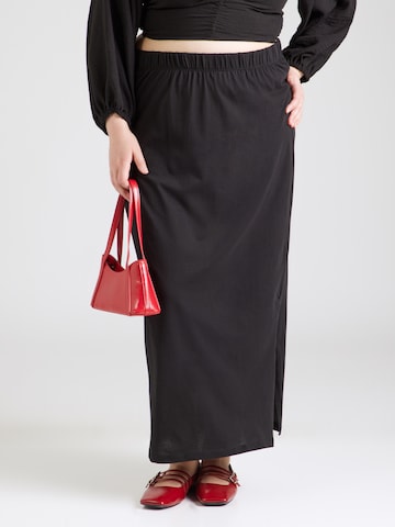 ONLY Carmakoma - Saia 'CARMAY' em preto: frente