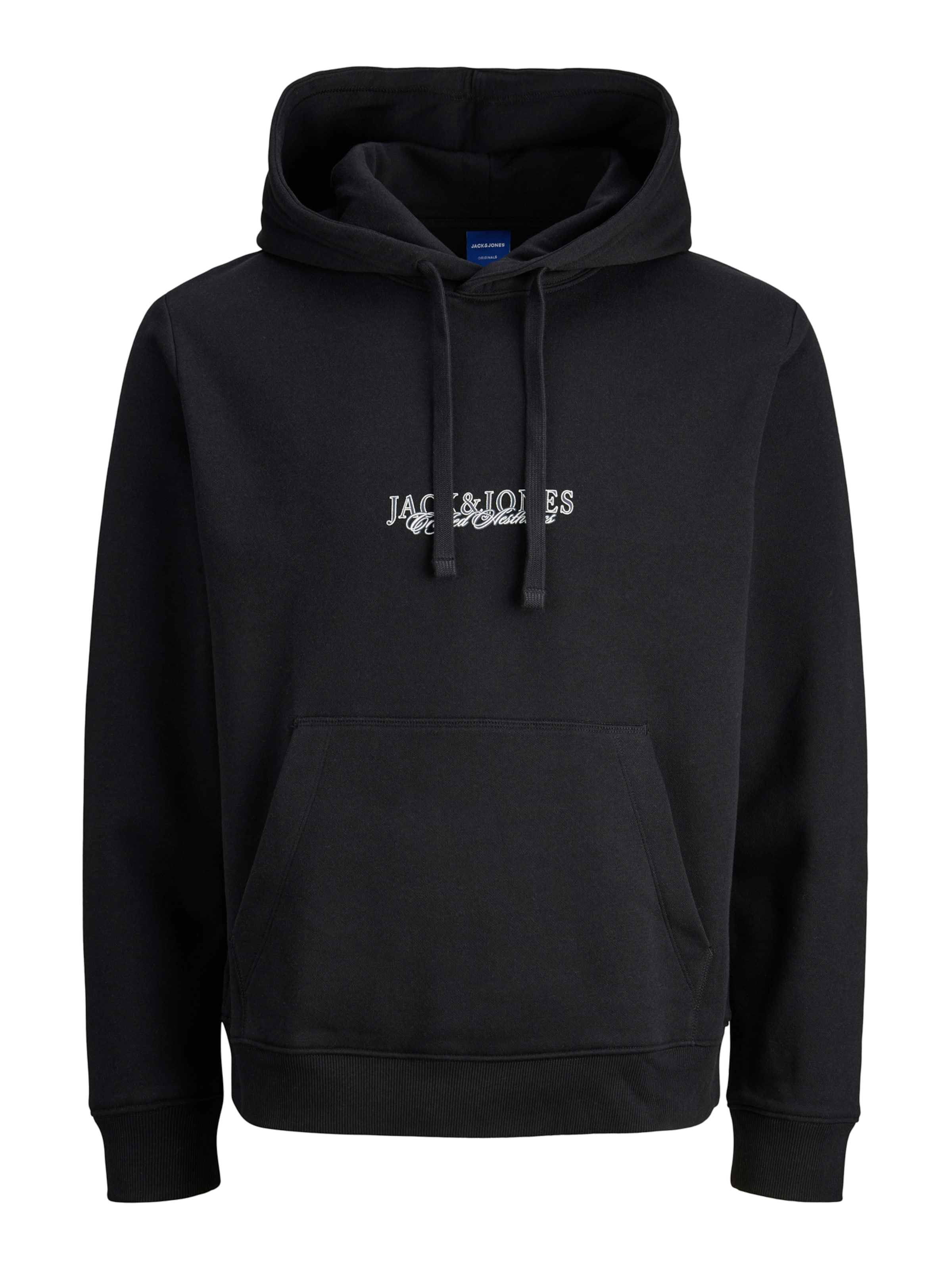 Jack & Jones Plus Sweatshirt 'JORBLEECKER' in Black: front